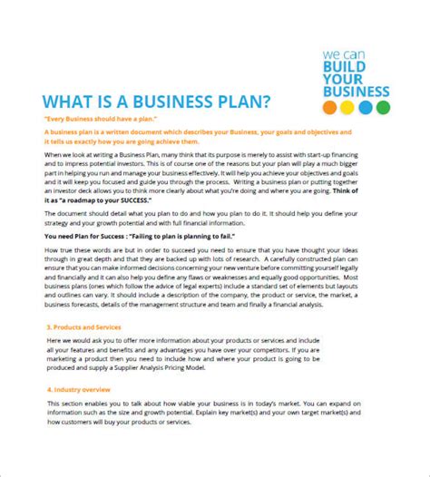 The small business plan